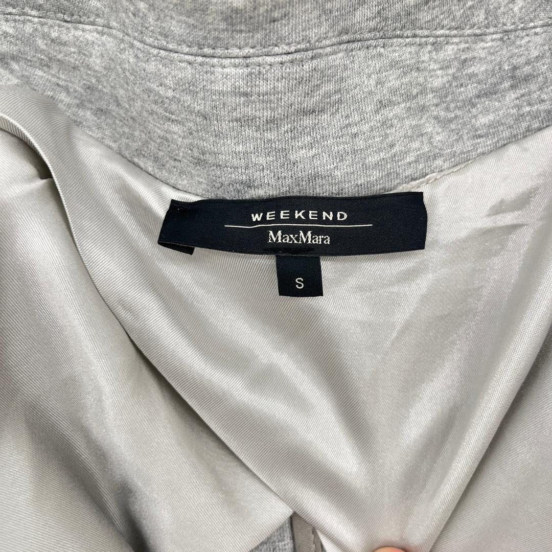 WEEKEND MaxMara ジャージーテーラードジャケット グレー サイズS
