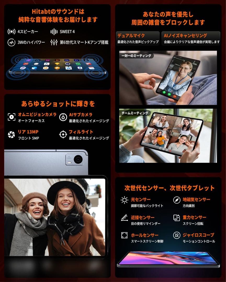 新品12インチ Hitabt P30A Helio G99 wi-fiタブレット