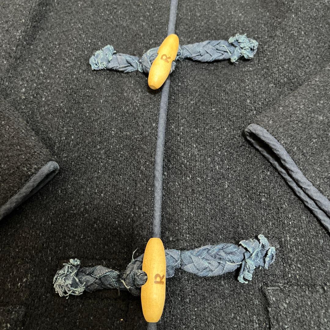 45rpm 極美品 ネイビー ダッフルコート フード付き