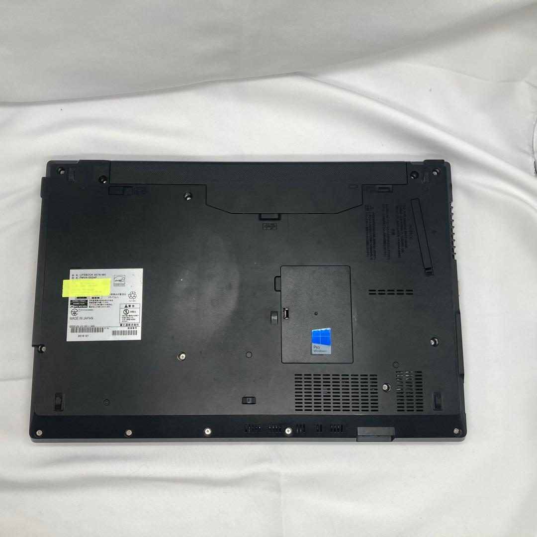 高性能ノートパソコン 大画面 バッテリー良好　富士通 オフィス 01