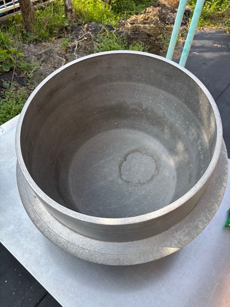 アルミ製 羽釜　BBQ道具・炊き出し・たけのこ湯がき　（３）
