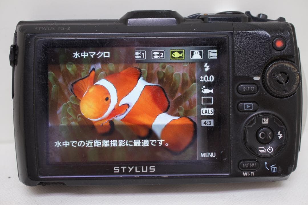 OLYMPUS TOUGH STYLUS TG-3 ブラック（本体・バッテリー）