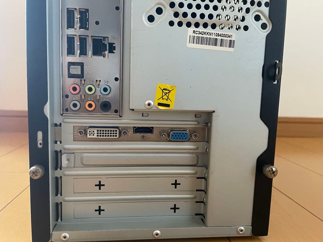 自作パソコンWin10PRO Core i3 530 SSD120GB 8GB