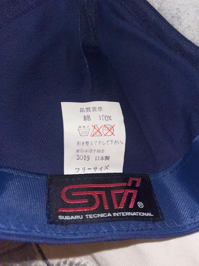 SUBARU WORLD RALLY TEAMキャップ555 （未使用、中古品)