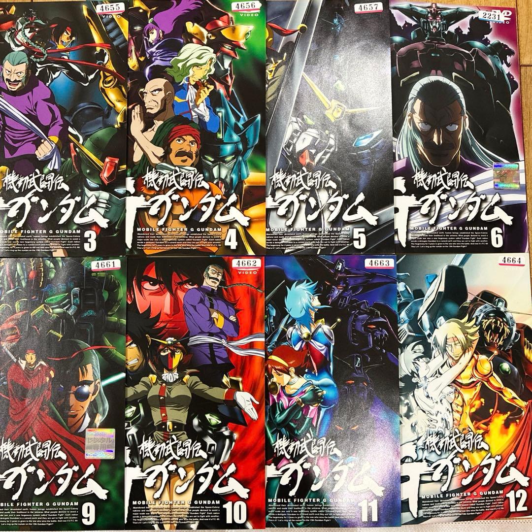 機動武闘伝Gガンダム　全12巻セット　完結　DVD　アニメ　匿名配送