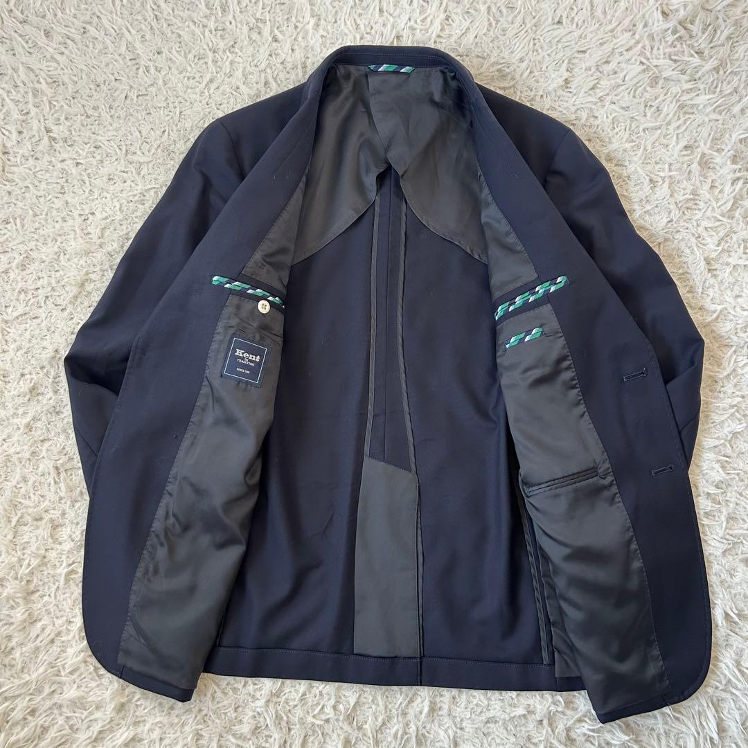 Kent in Tradition ネイビーブレザー 銀ボタン ウール 紺ブレ