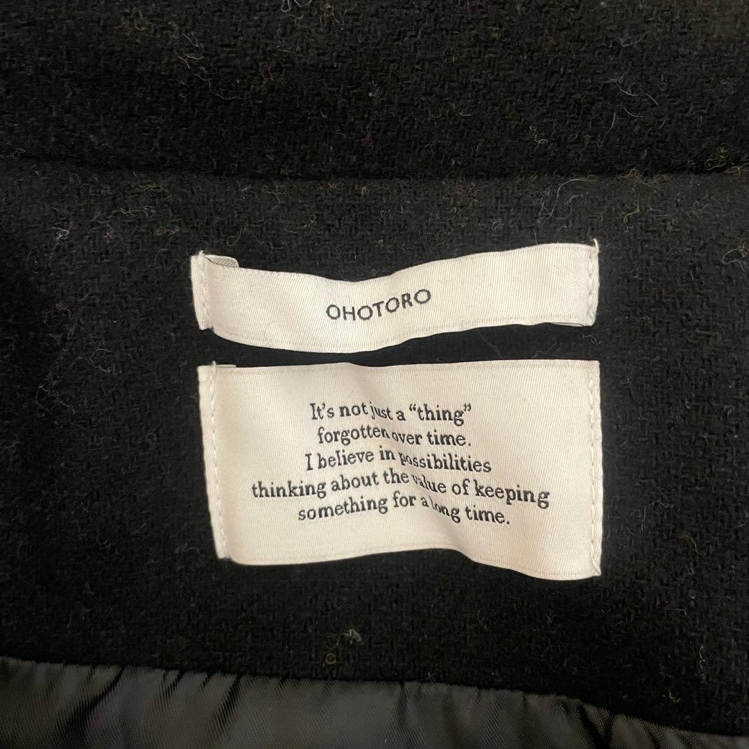 OHOTORO　Dublin Coat　ダブリンコート　肉厚　ロング　ブラック