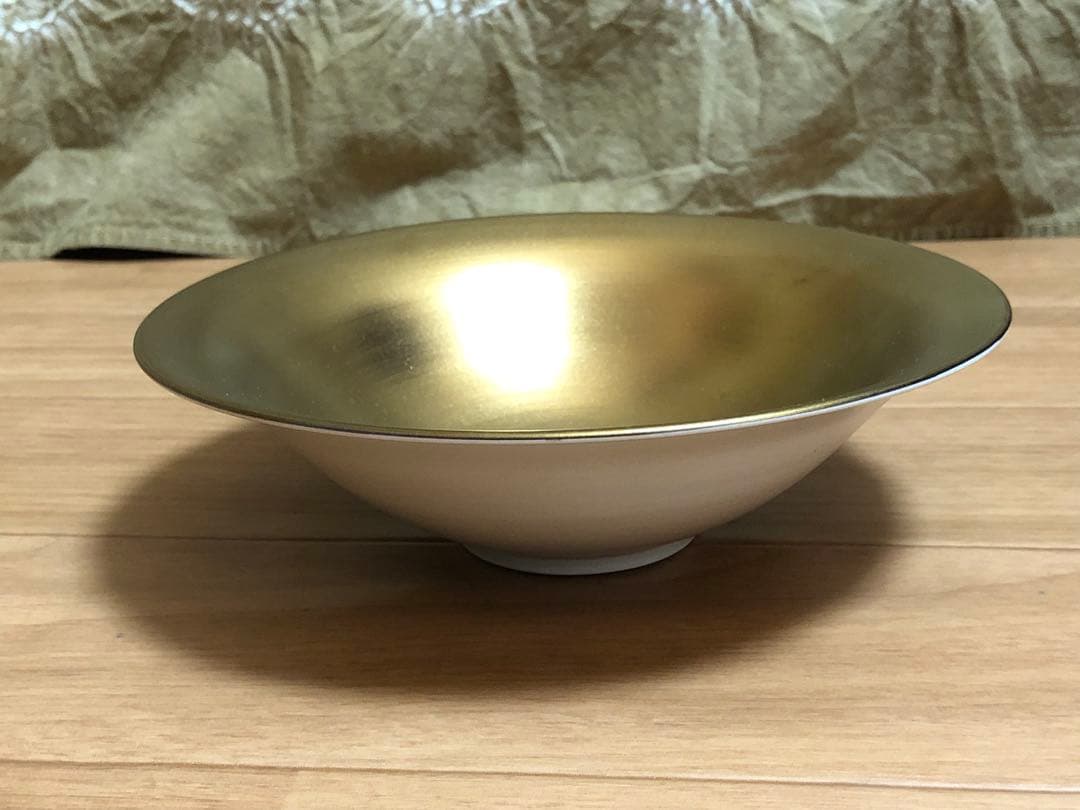 ARITA PORCELAIN LAB JAPAN AUTUMN多用鉢 ゴールド