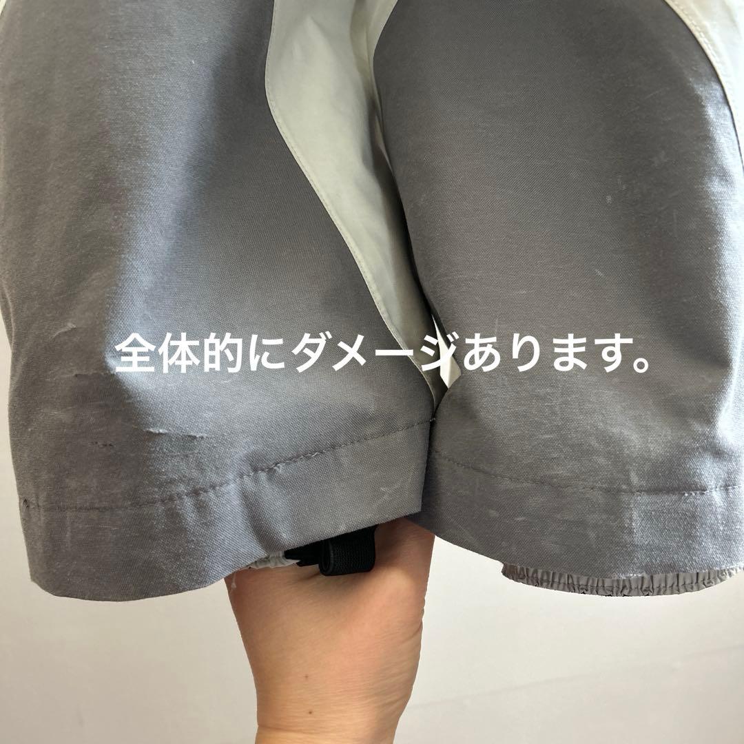 mont-bell、モンベル、スノーウエア、size120、赤×白
