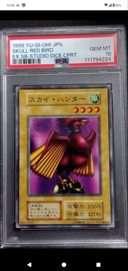 PSA10 岩石の巨兵、破壊ゴーレム、スカイハンター、罠マスター、密偵、自業自得