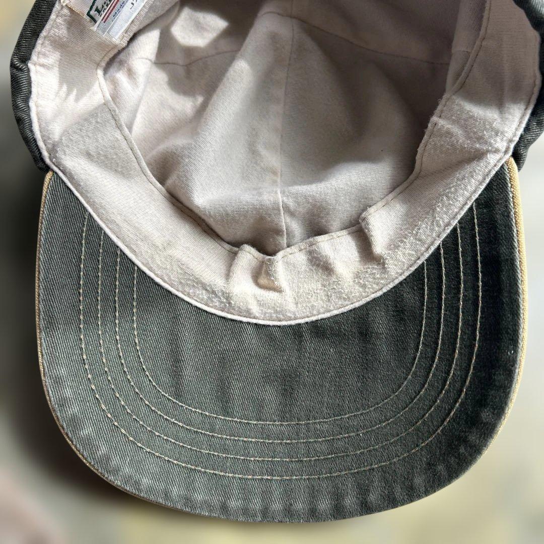 L.L.Bean エルエルビーン キャップ USA製オリーブ×ベージュ ツートン