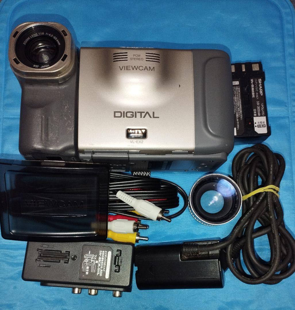シャープ　miniDV ビデオカメラ　動作品　ダビングに◎