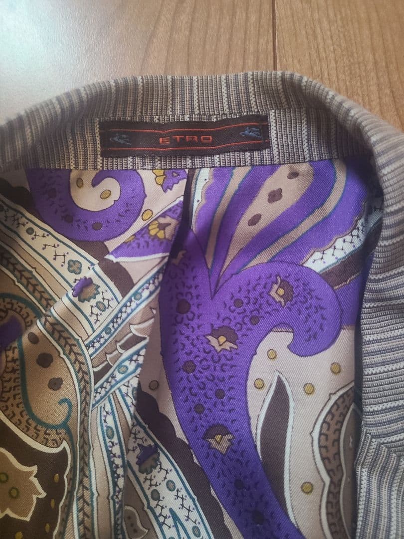 ETRO ストライプ テーラードジャケット 48 Lサイズ相当