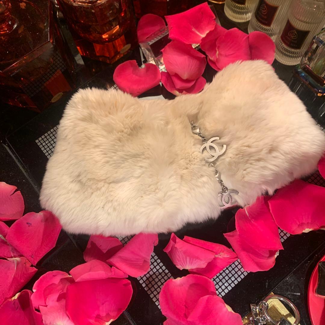 CHANEL ラパン　ティペット　アイボリー　破格