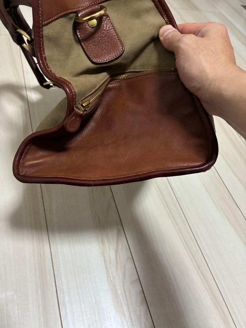 グルカ カーキ×ブラウン N0.2 エクスプレスボストンバッグ