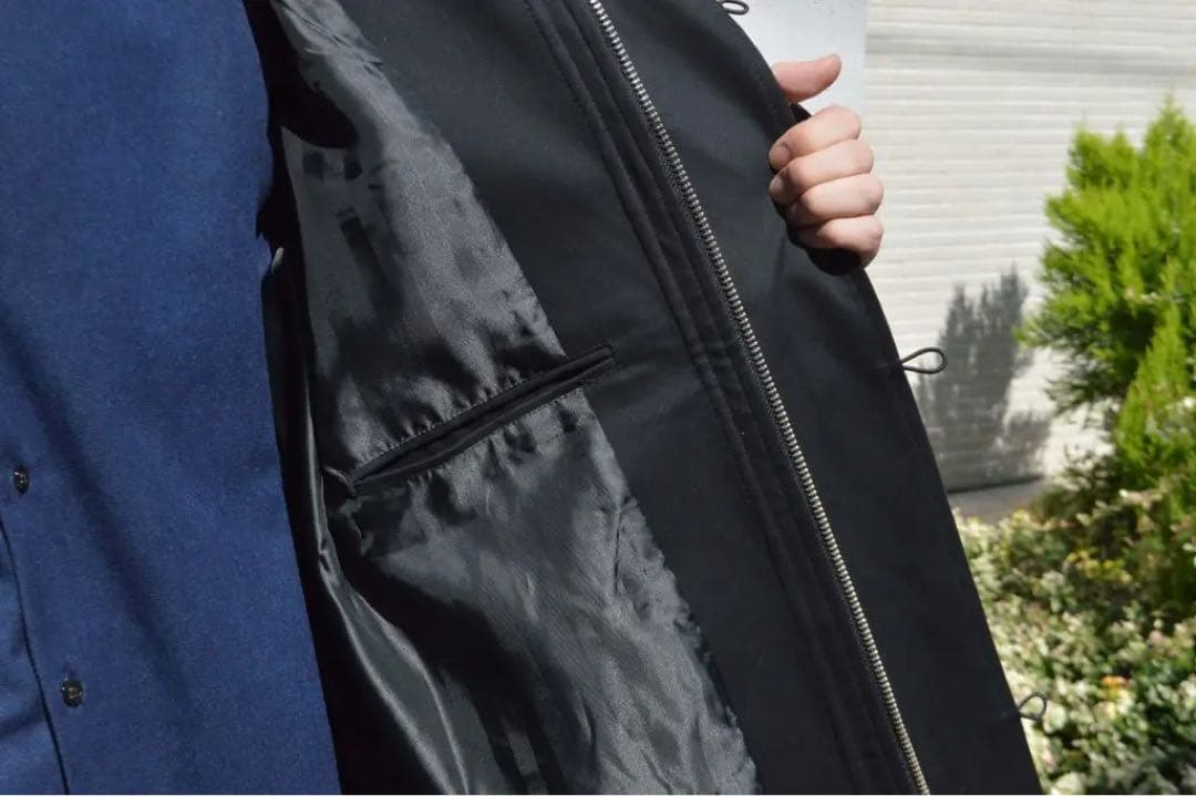 【美品】mfpen／JOHNSTON COAT（BLACK）