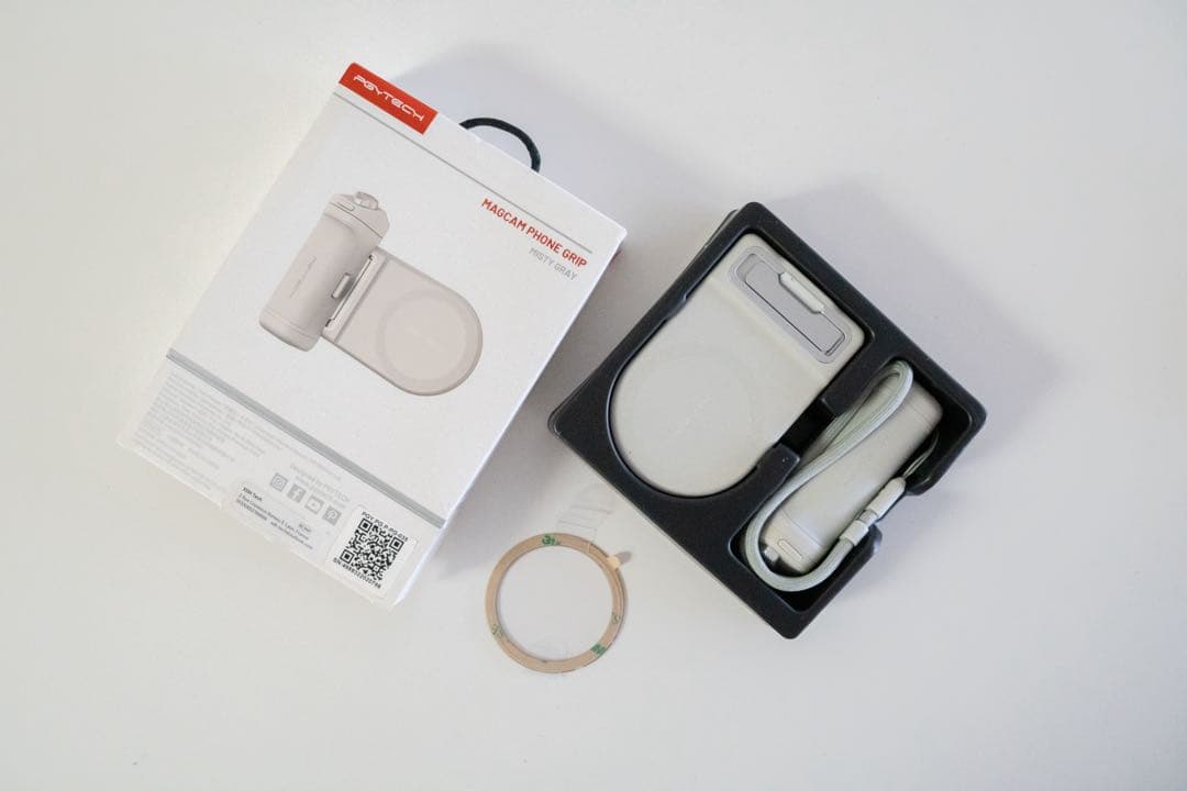 PGYTECH MagCam Phone Gripとライトセット