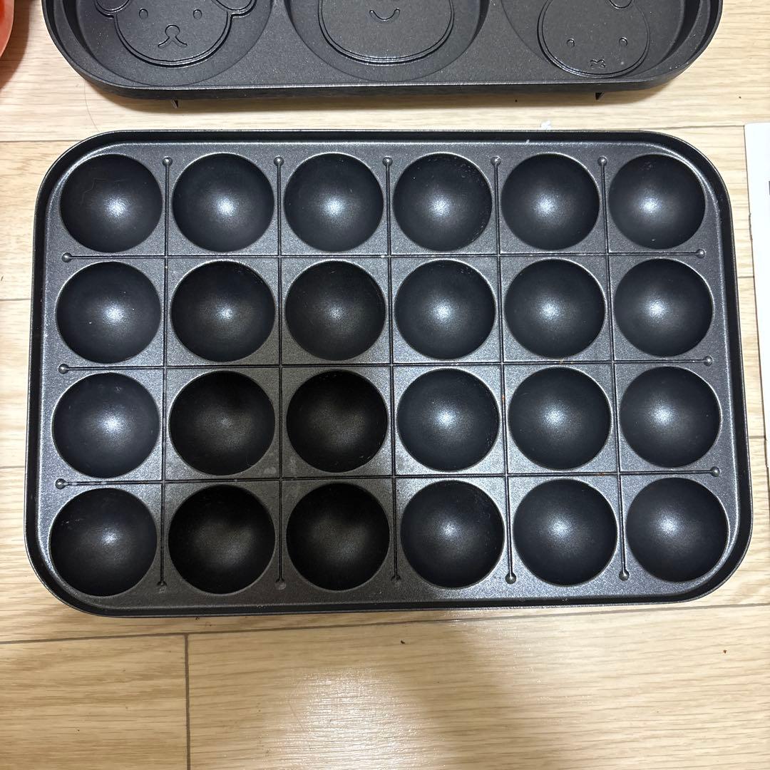 【最終値下げ】【美品】BRUNO ホットプレート オレンジ ミッフィー 鍋付