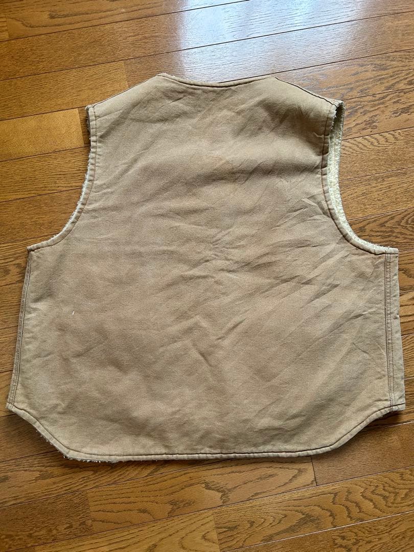 90年代　Carhartt ベージュベスト XXL