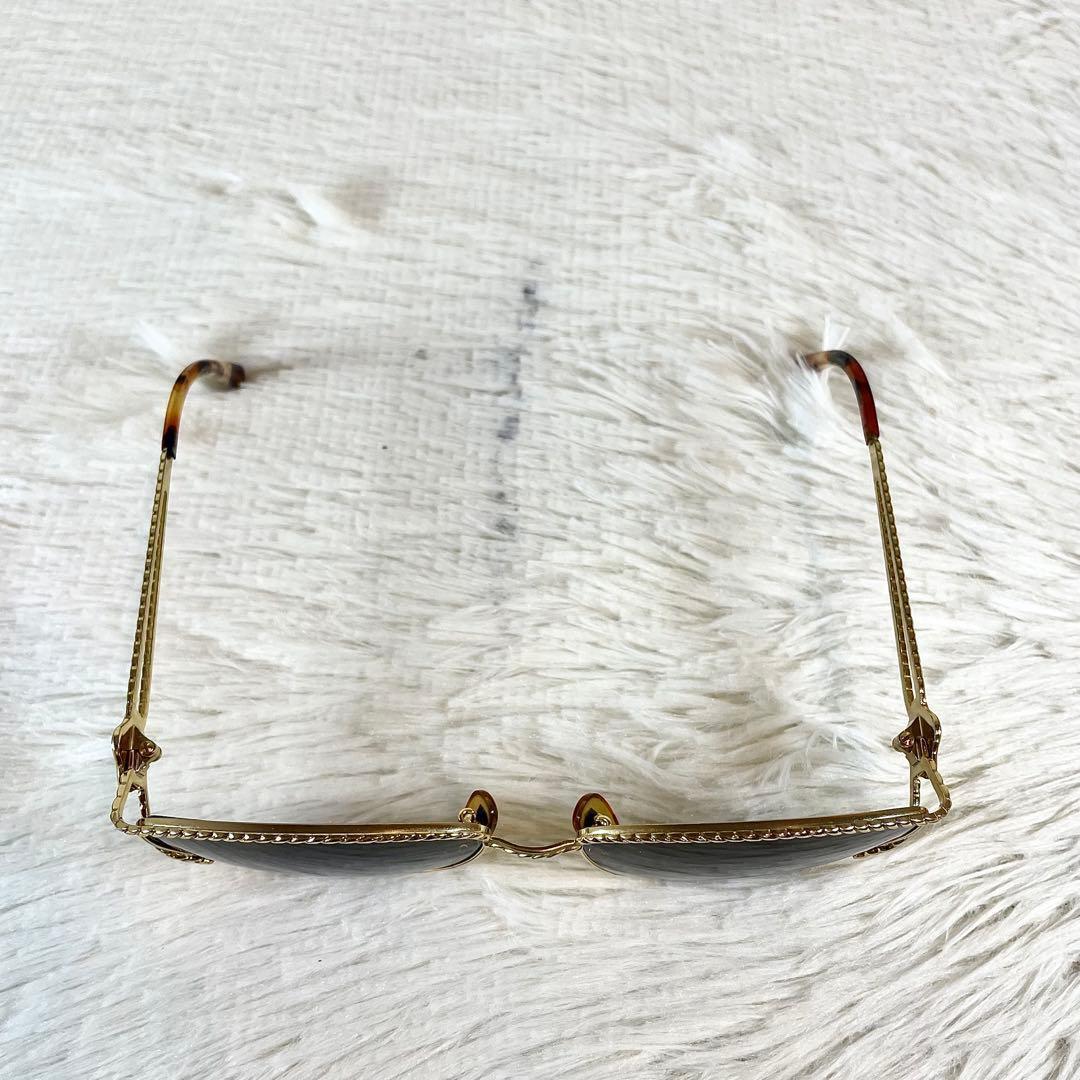 美品　FENDI　サングラス　SL7022　ブラウンレンズ　ゴールドフレーム