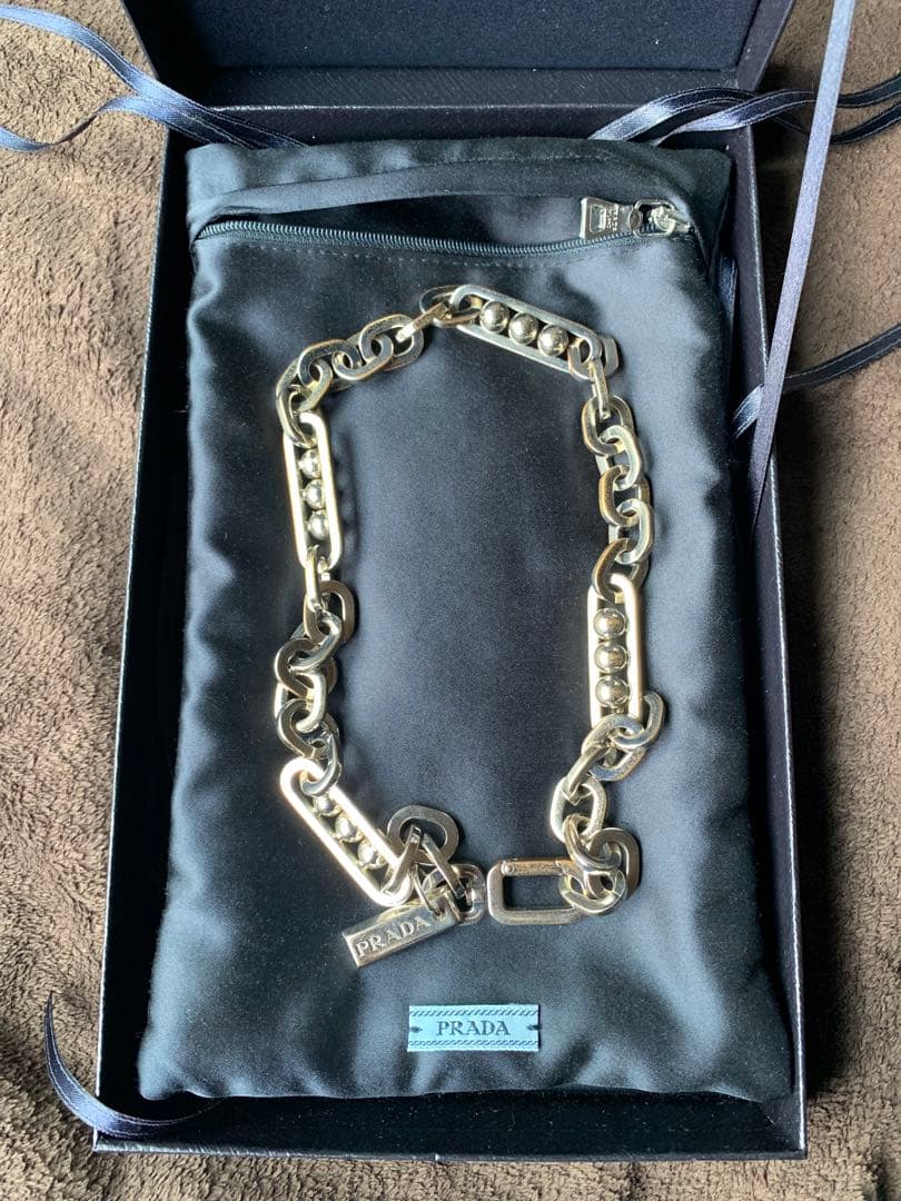 PRADA 2019AWネックレス　シルバー925　Matty着用モデル