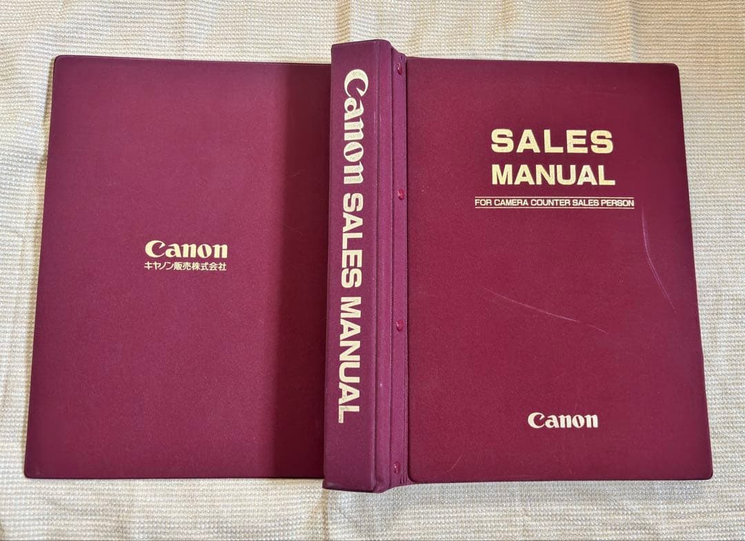 キャノン SALES MANUAL カメラ販促用・非売品