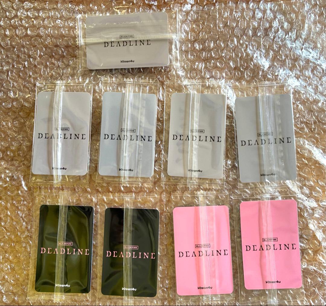 BLACKPINK DEADLINE ktown4u 特典 トレカ セット