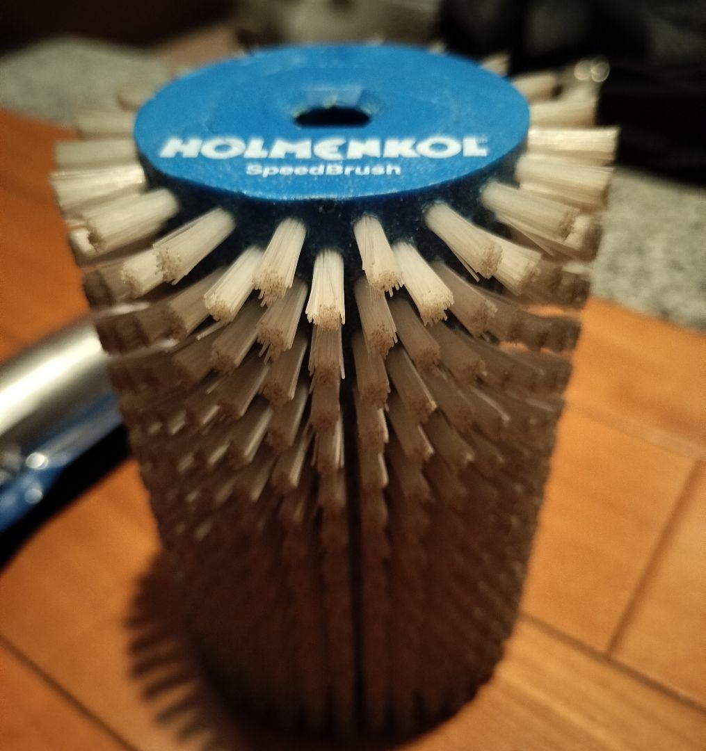 HOLMENKOL スピードブラシ　＋　日立製 FD5 ドライバードリル