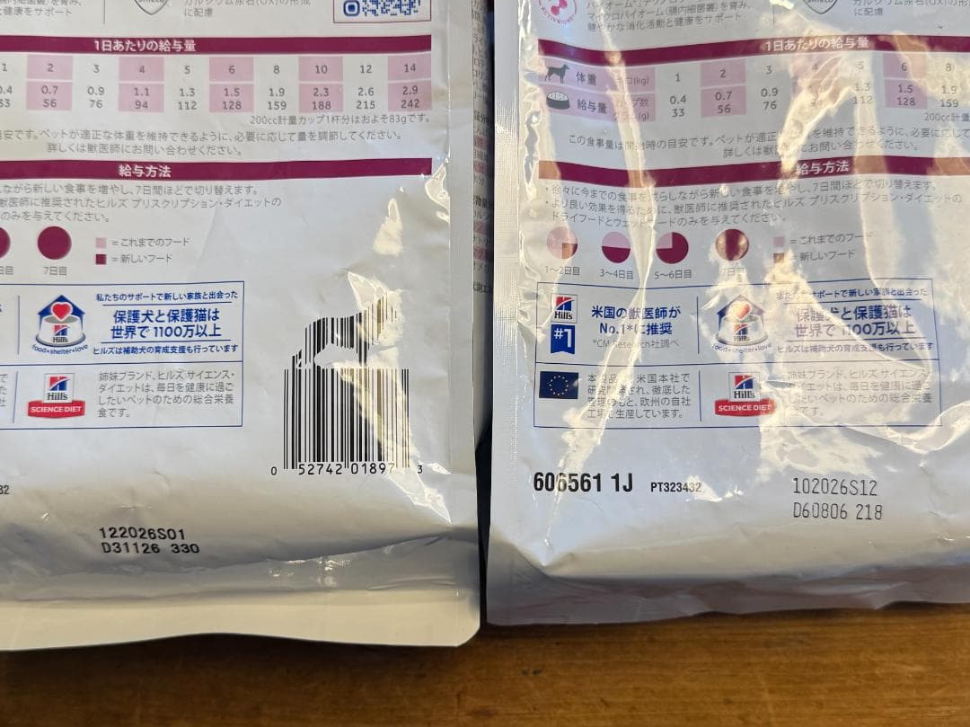 【未開封】Hill's i/d コンフォート 小型犬用 1kg ×２パック