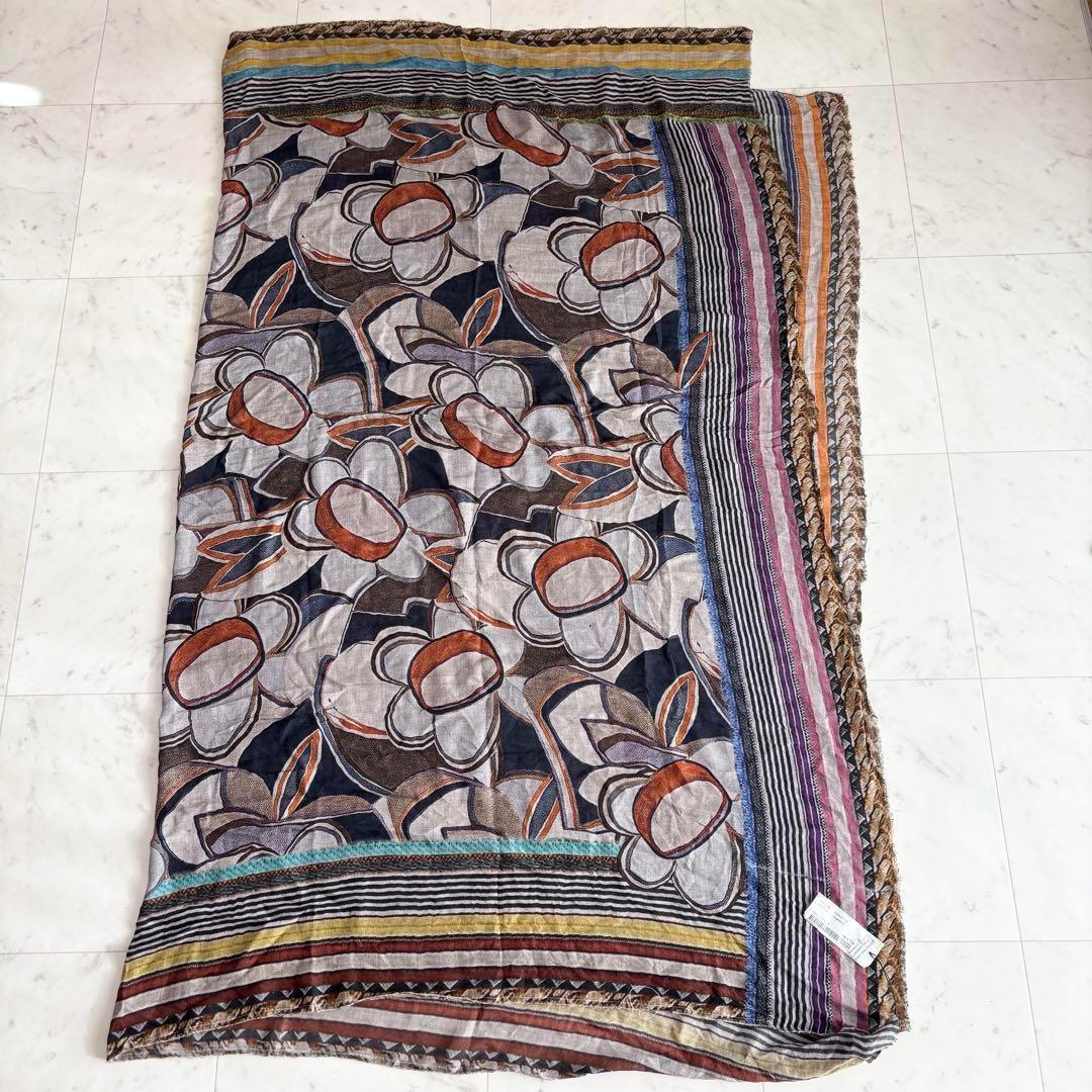 【タグ付き】ファリエロサルティ 大判 モダール カシミヤ ストール ショール