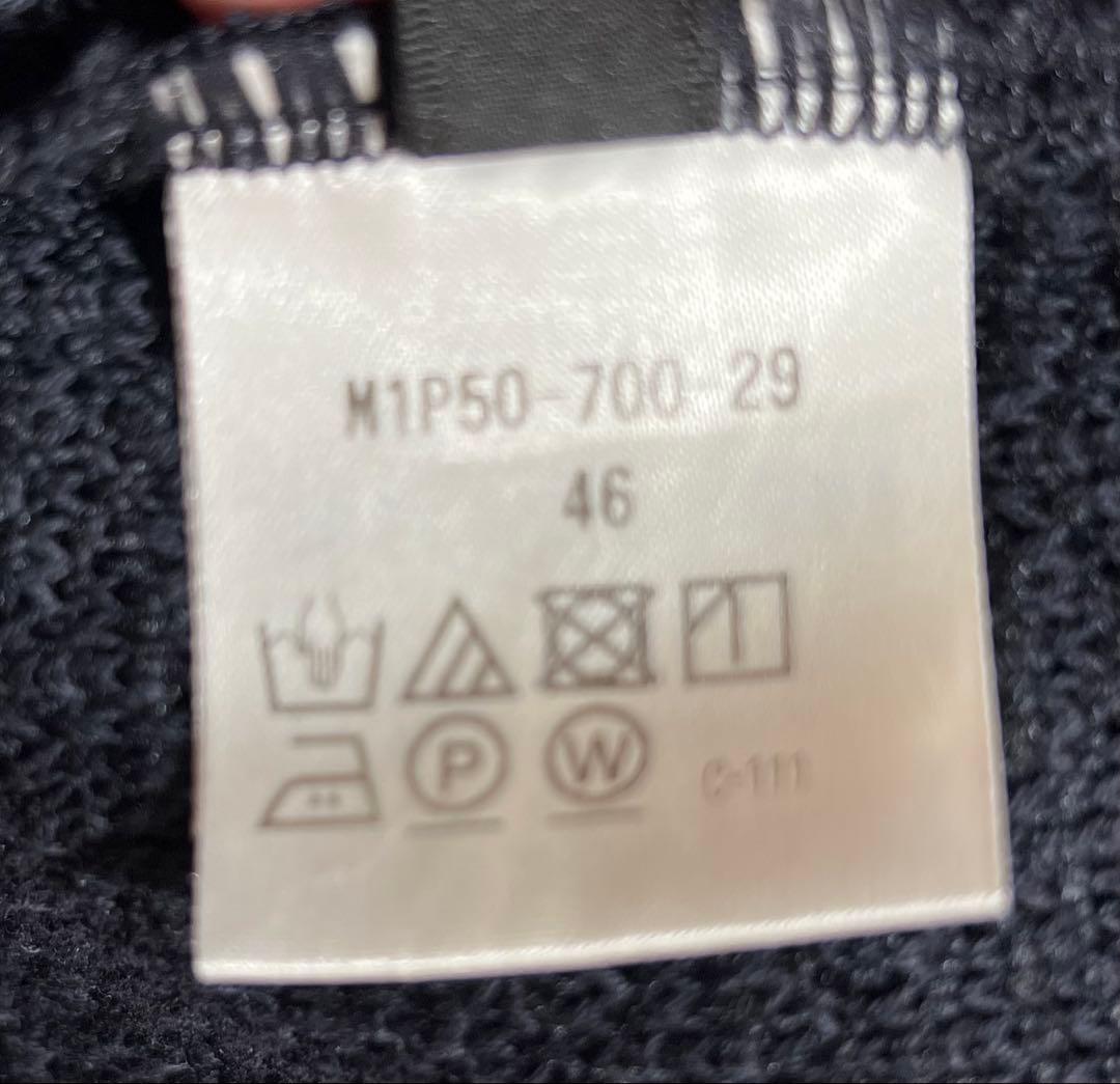 【美品】エポカウォモ ウォッシャブル メッシュジャカードジャケット 46