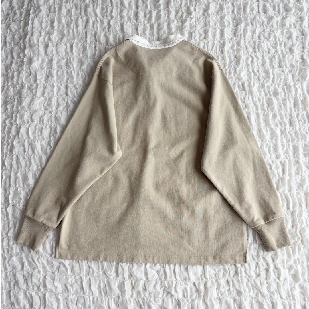 【1度着用のみ美品】 スピックアンドスパン ロゴラガーシャツ 近年モデル