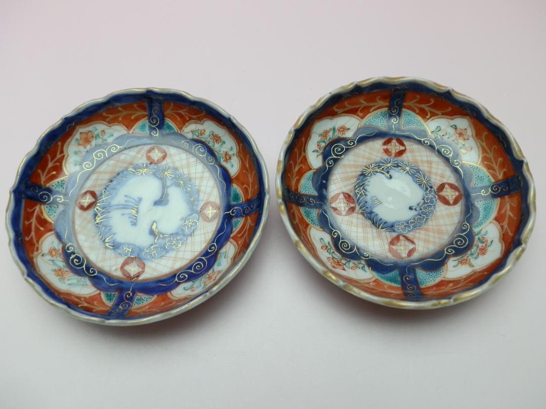 時代物 成化年製 色絵 錦手 小皿 10客 TN 70 70816