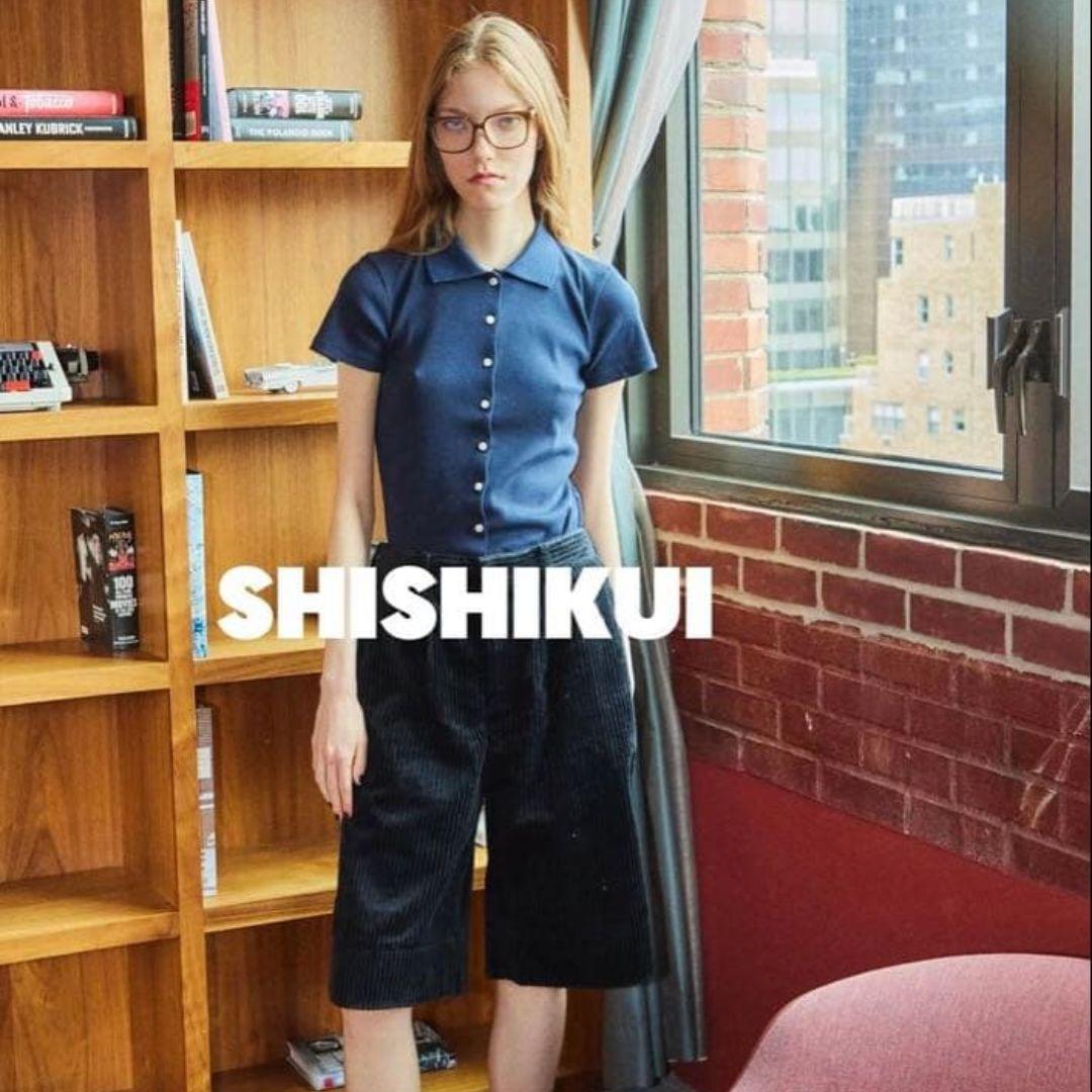 最終価格 SHISHIKUI シシクイ　POLO / BLACK 百々千晴