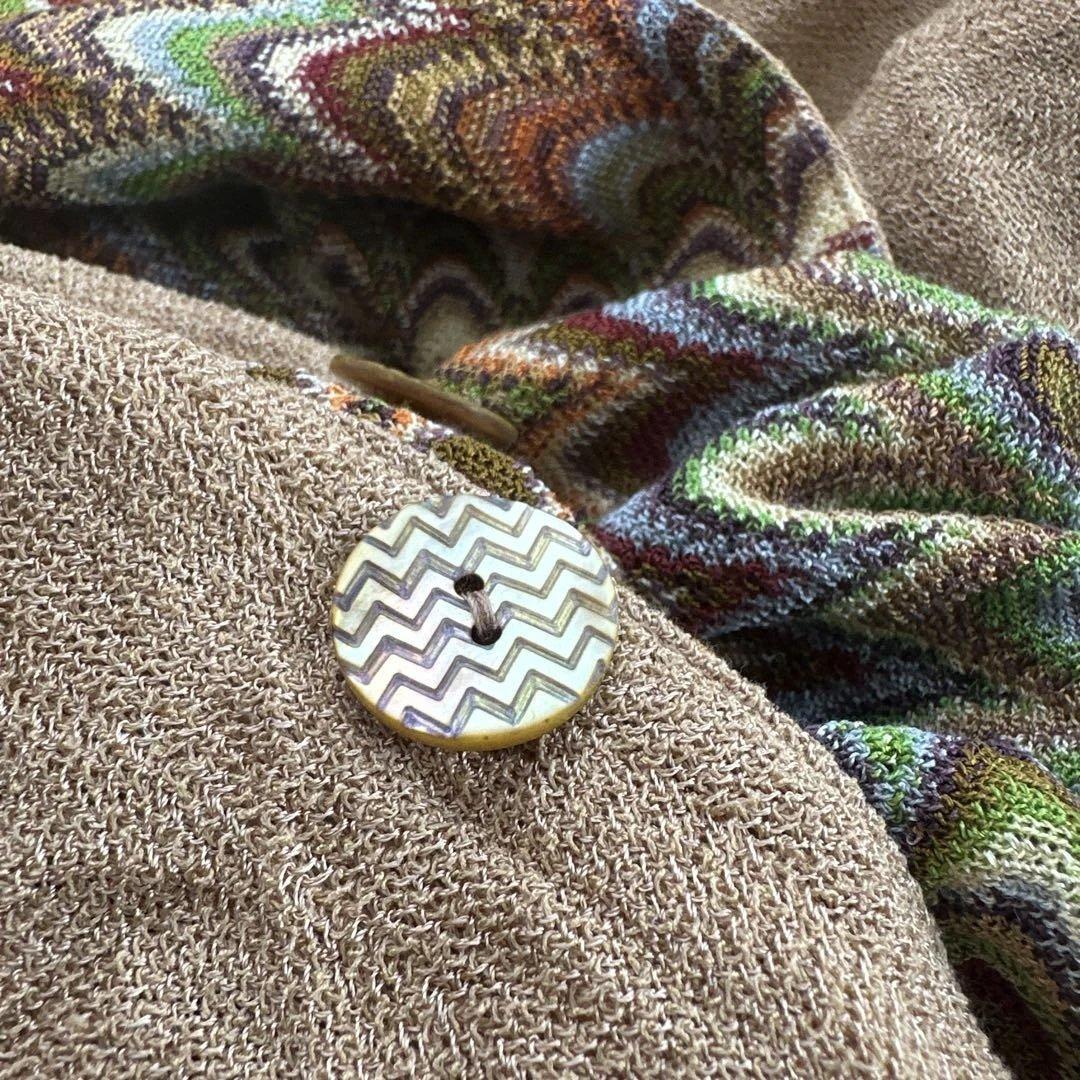MISSONI パターン長袖カーディガン リバーシブル
