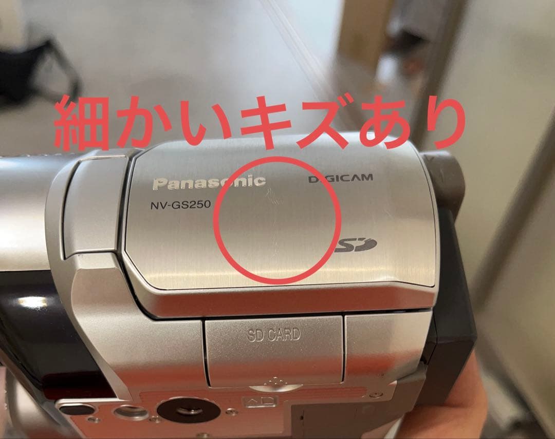 Panasonic NV-GS250デジタルビデオカメラ シルバー