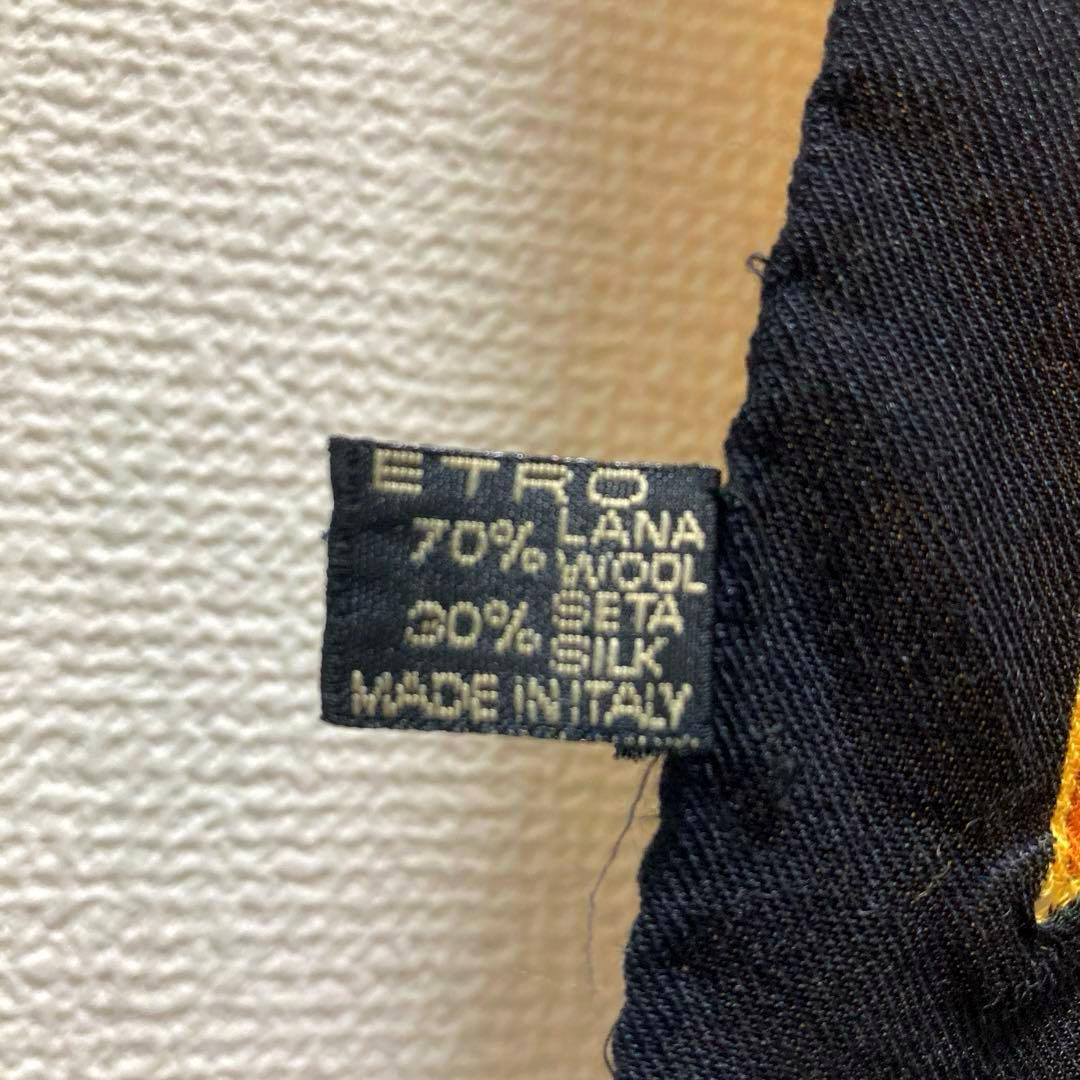 エトロ ETRO ストール スカーフ シルク混 ペイズリー総柄