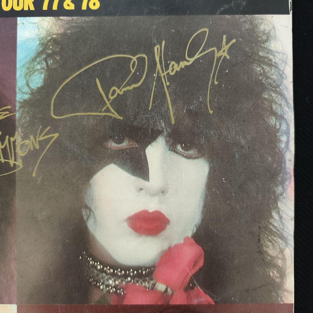 激レア!KISS ALL4 サイン入り '77＆'78 ツアーパンフ♪（訳あり）