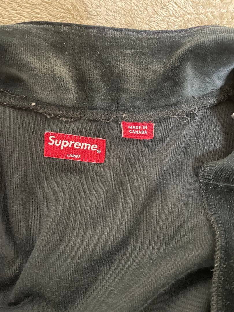 E*P様 Supreme ベロアジャケット Lサイズ ブラック