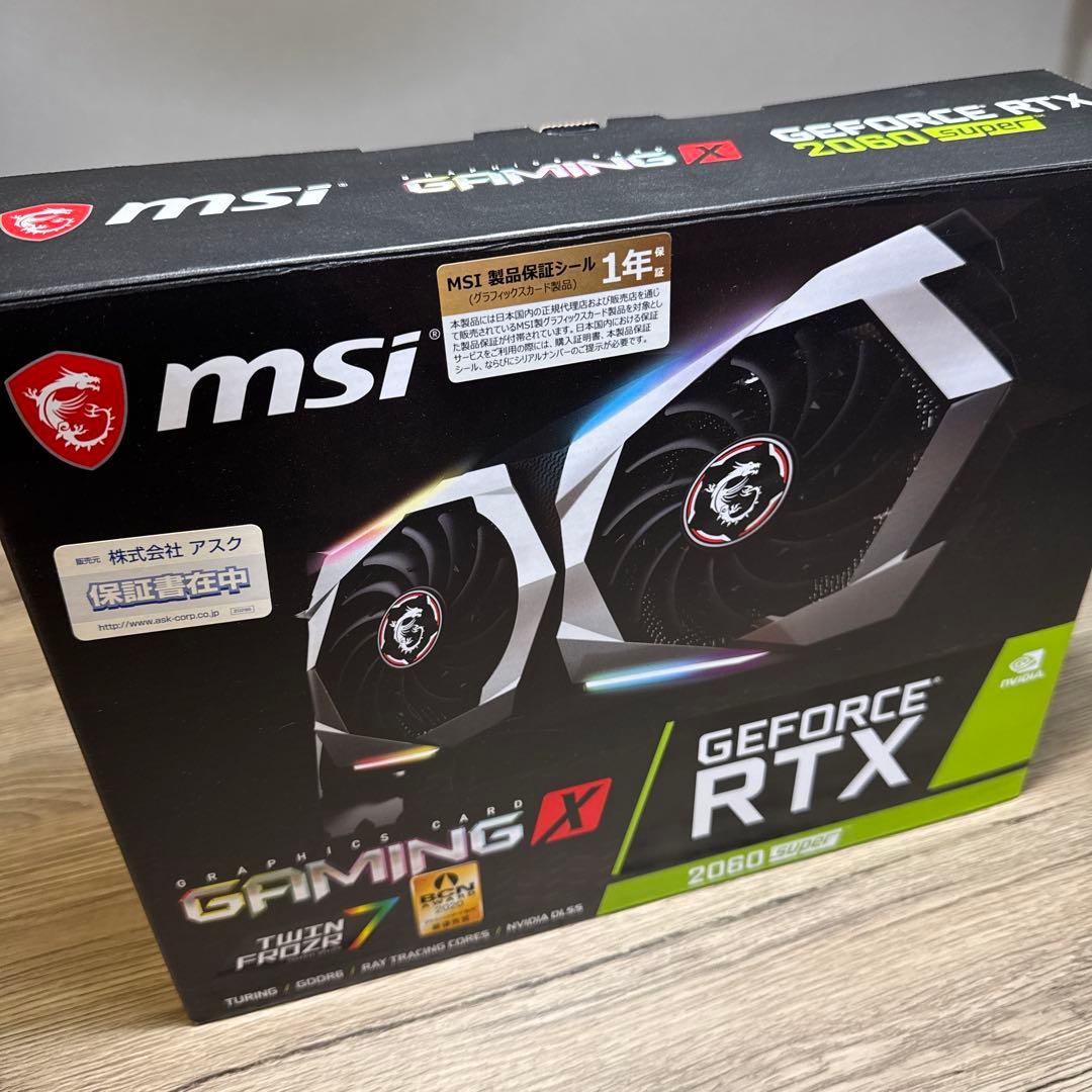 グラフィックボード・グラボ・ビデオカード MSI GeForce RTX 2060 SUPER GAMING X