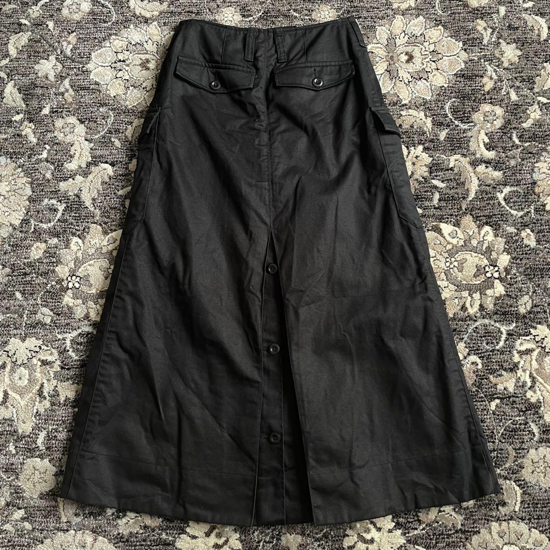 MHL. JAPANESE COTTON LINEN DRILL ロングスカート