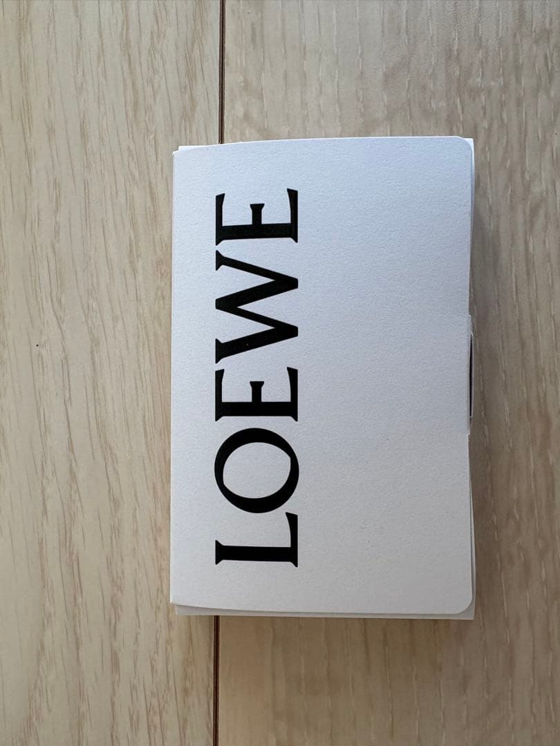 LOEWE アナグラム トライフォールド ベージュ 三つ折り財布 付属品完備