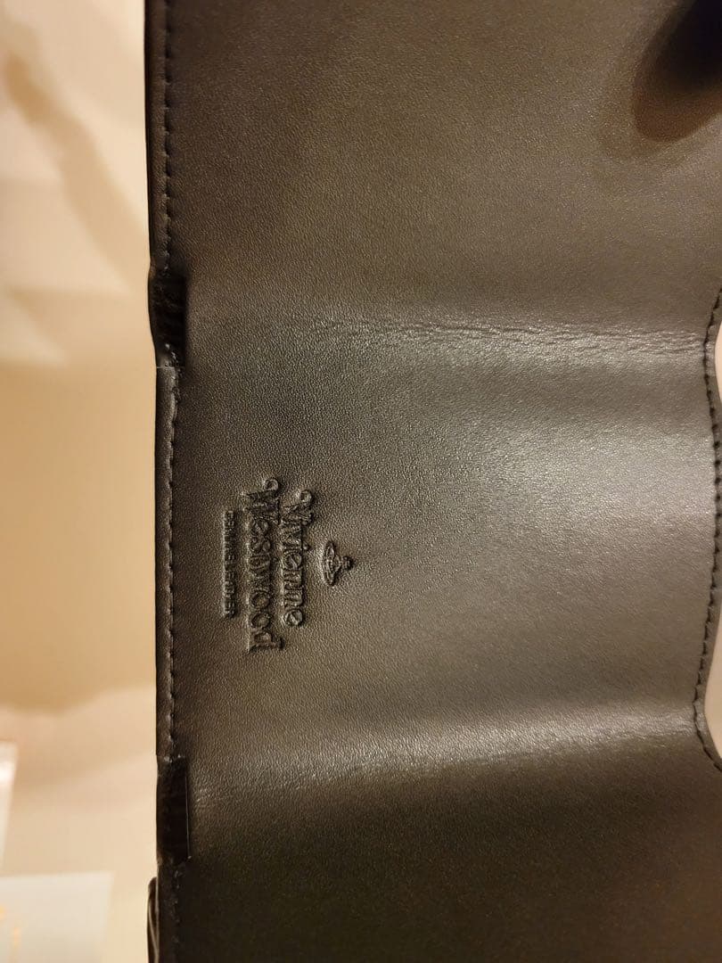 Vivienne Westwood 965VW767 BLACK 三つ折り財布