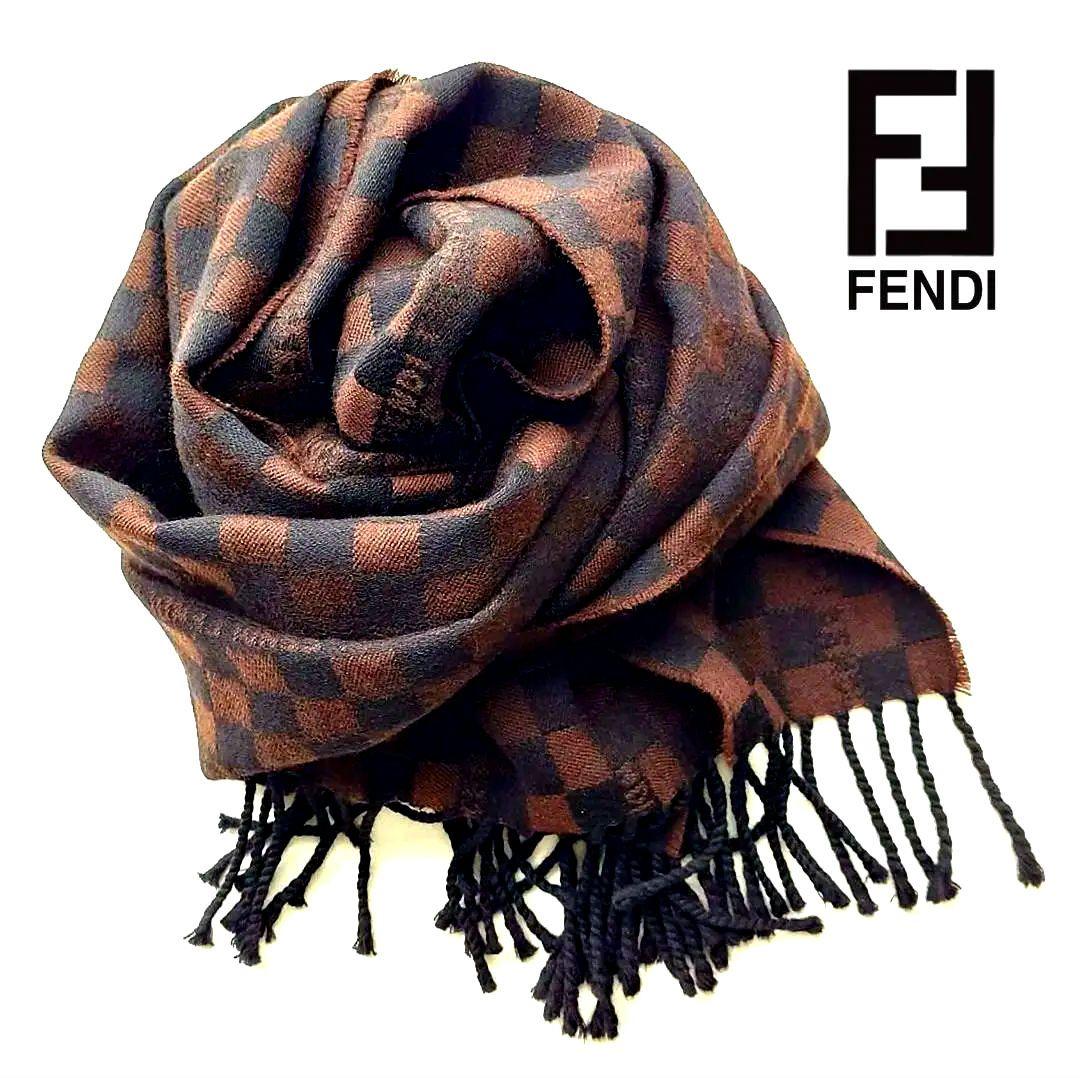 シェリーさん専用 FENDI フェンディ マフラー チェック柄