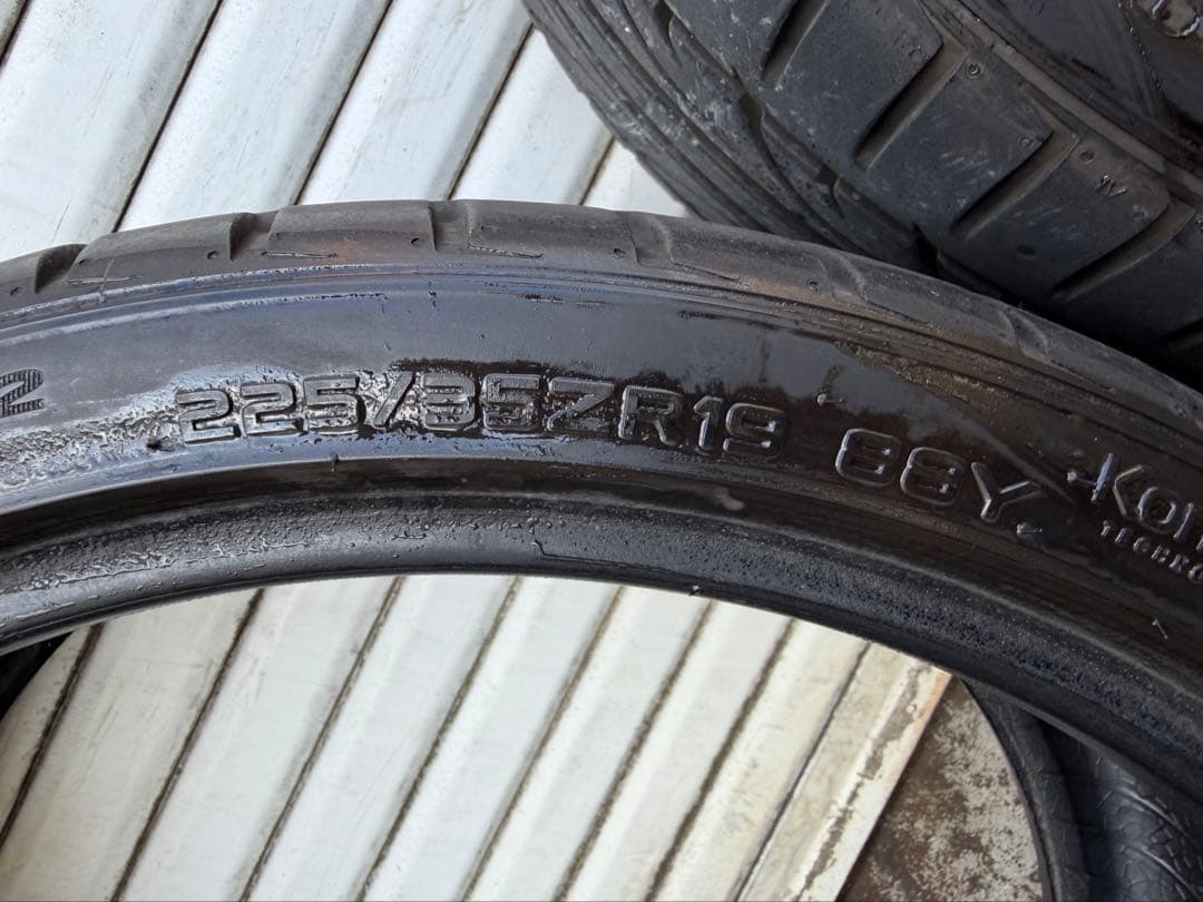 ハンコック V12 evo2 225/35R19 ×2本 中古