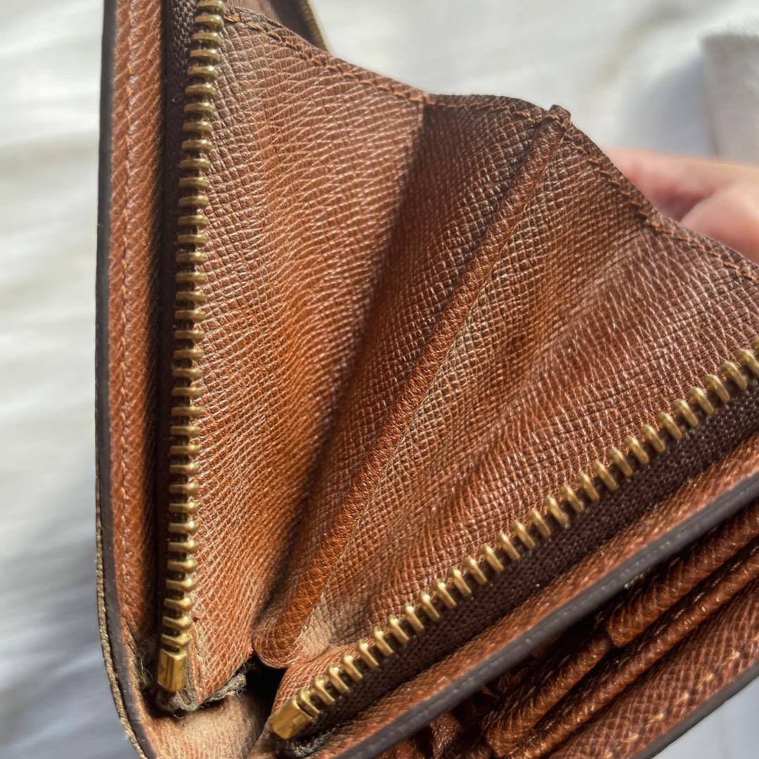 廃盤★希少LOUIS VUITTON ポルト パピエ ジップ モノグラム 折財布