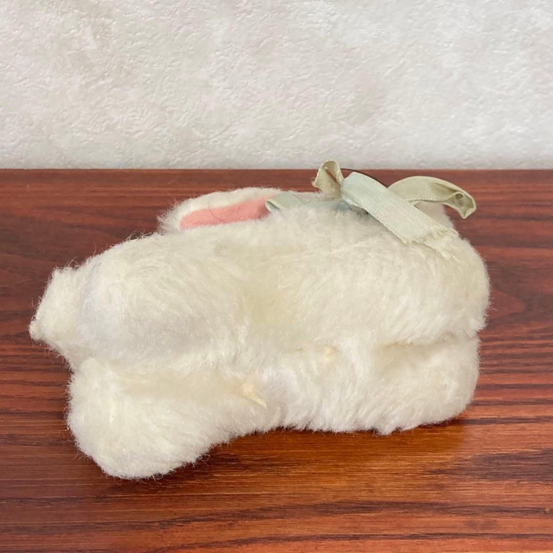 赤い目の白うさぎ　ぬいぐるみ　ウサギ　ドイツ　ヴィンテージ