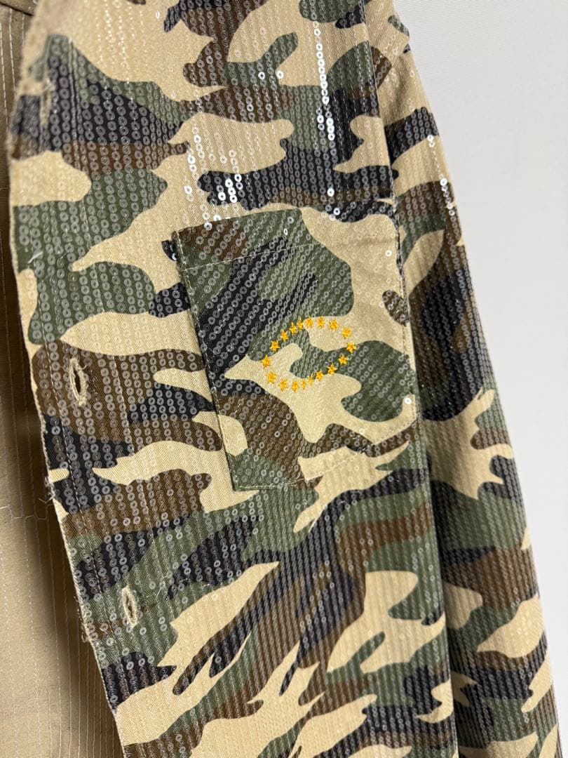 【完売品】AFB スパンコールシャツ size M