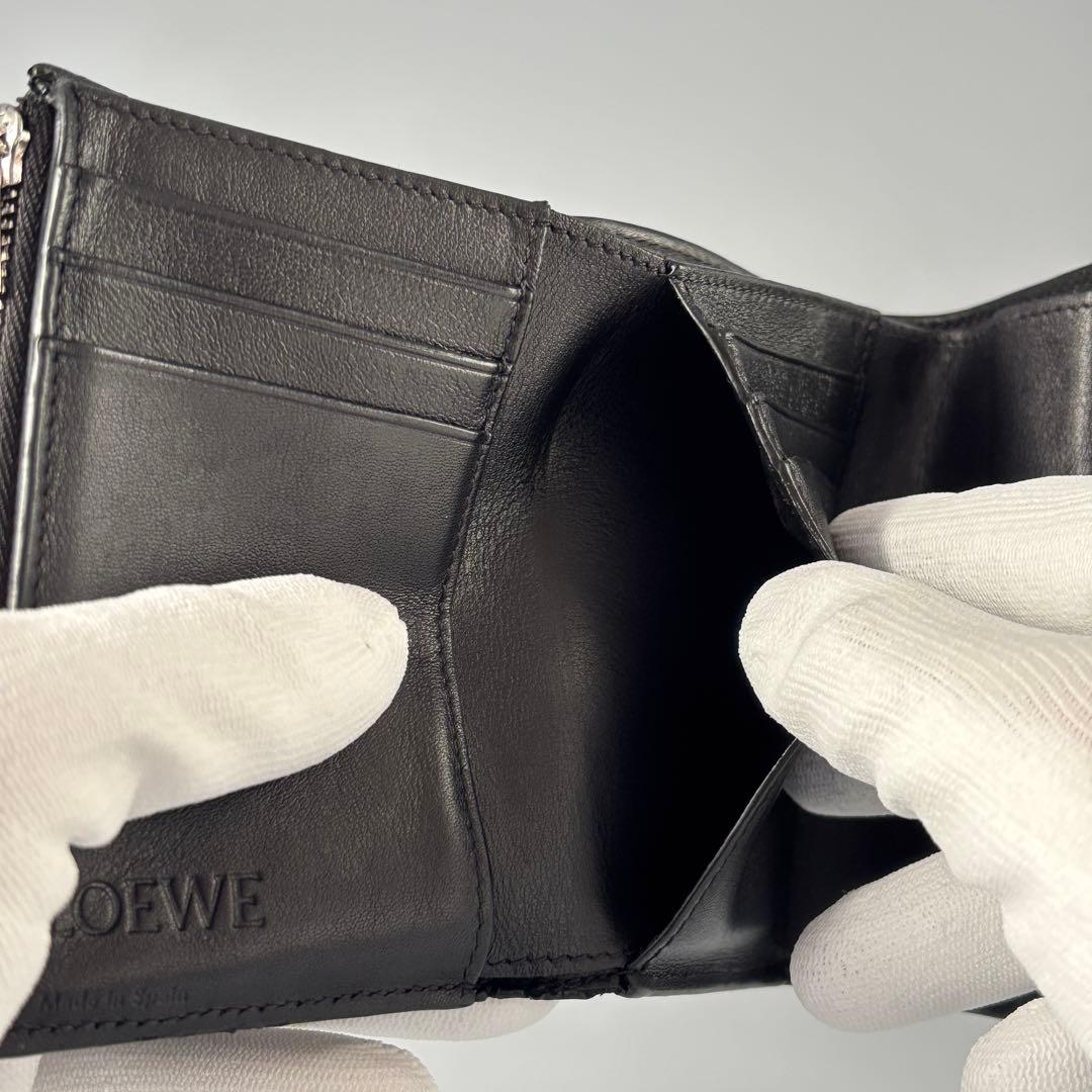 美品✨️LOEWE ロエベ 三つ折り財布 バーティカルウォレット 財布