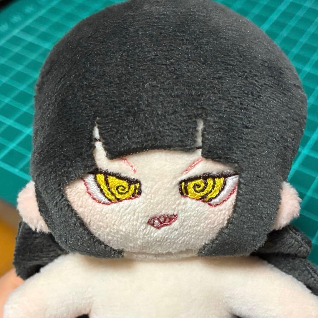 自作ぬいぐるみ　無属性　グルグルおめめのおさげちゃん